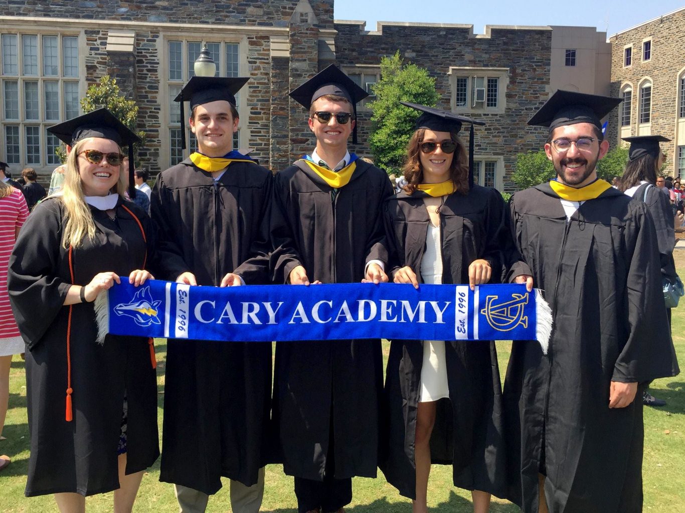 Cary Academy alumni graduating from Duke University
