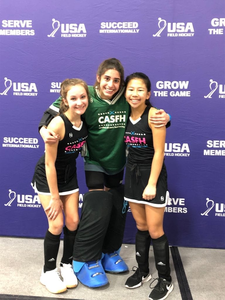 Three CA field hockey players compete in National Indoor Tournament